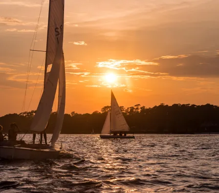 Sailing at Camp Sea Gull