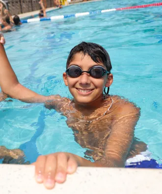 Swimming at Camp Sea Gull