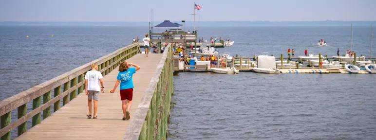 Pier at Camp Sea Gull