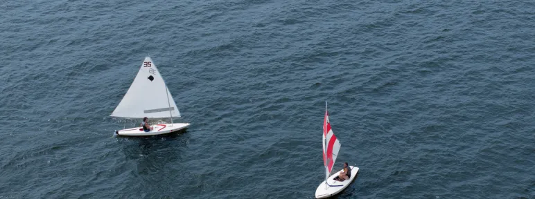 Sailing at Camp Sea Gull