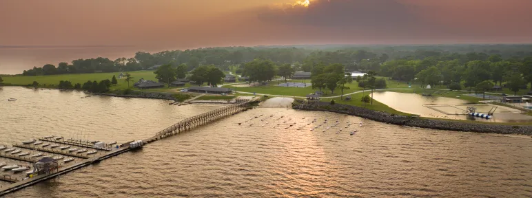 Sunset at Camp Sea Gull