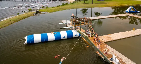 Swim Lake at Camp Sea Gull