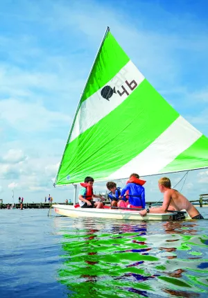 Sailing at Camp Sea Gull