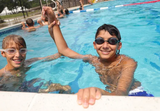 Swimming at Camp Sea Gull